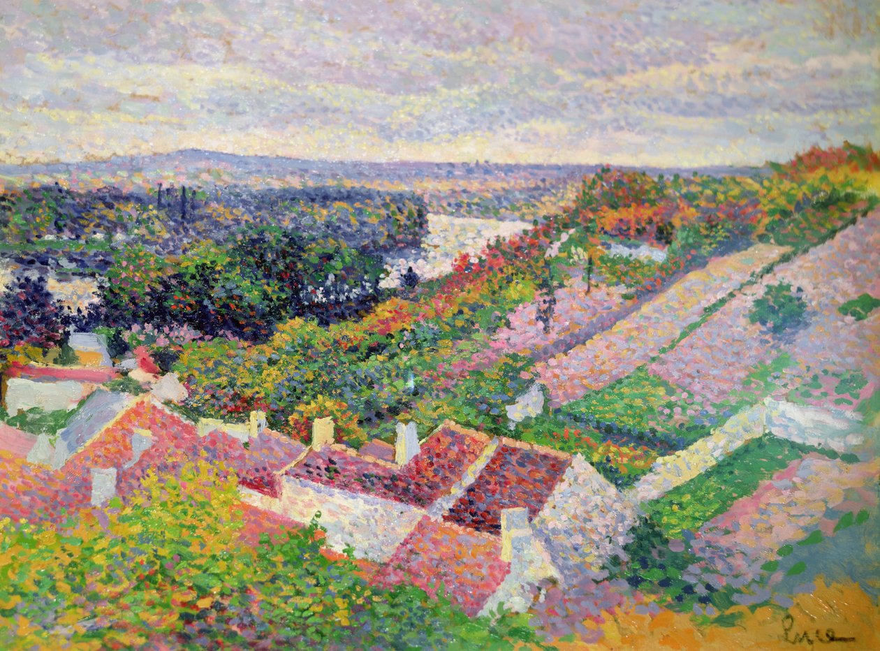 景观 作者 马克西米利安·卢斯（Maximilien Luce）