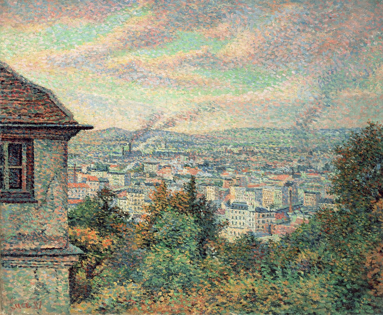 巴黎，蒙马特的景色 作者 马克西米利安·卢斯（Maximilien Luce）