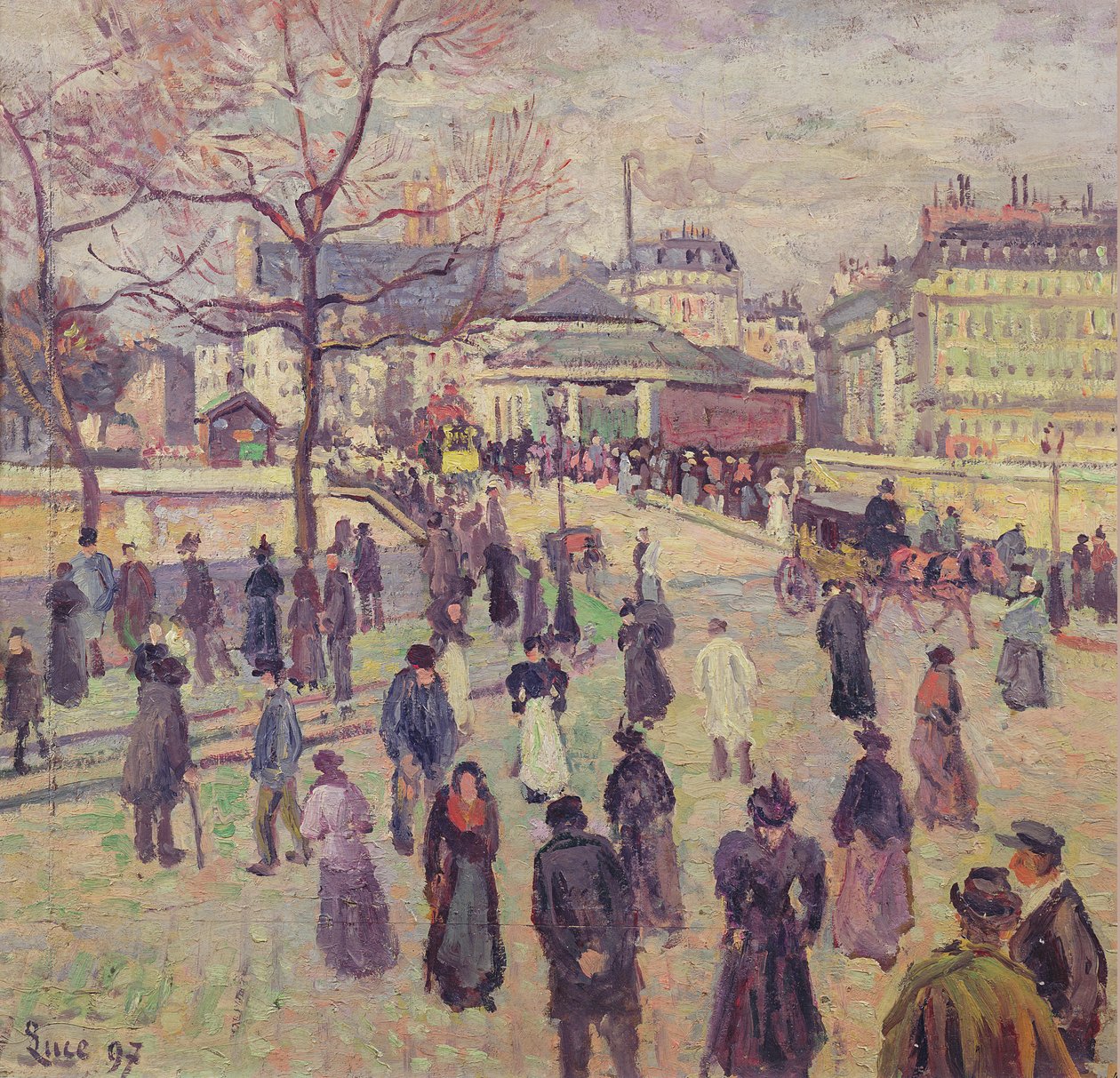 大主教桥，1897年 作者 马克西米利安·卢斯（Maximilien Luce）