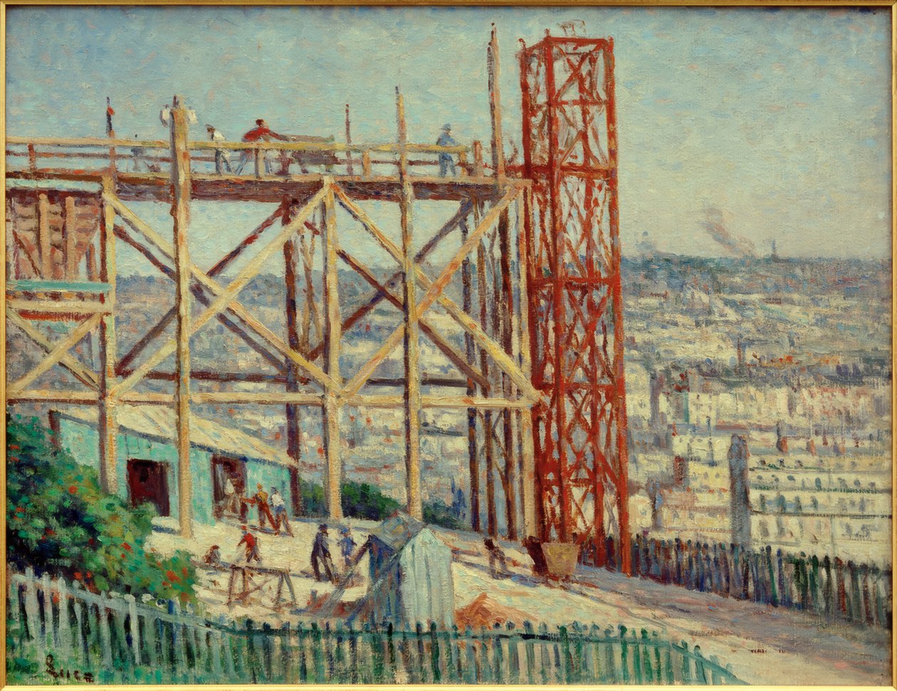 圣心的建设 作者 马克西米利安·卢斯（Maximilien Luce）
