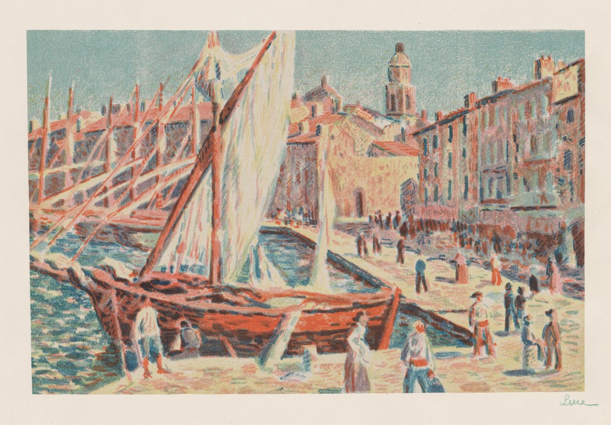 圣特罗佩 作者 马克西米利安·卢斯（Maximilien Luce）
