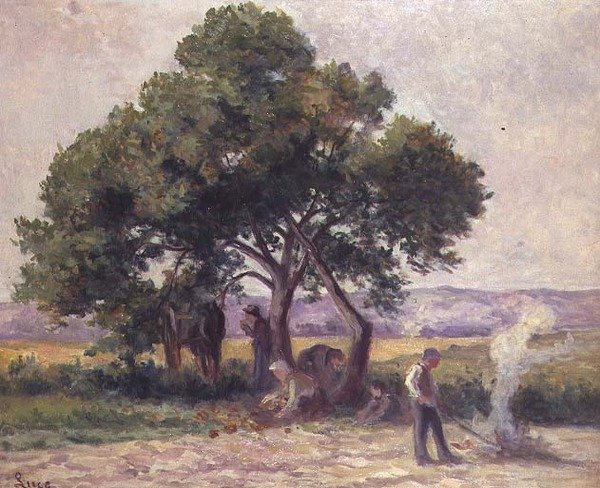 苹果树 作者 马克西米利安·卢斯（Maximilien Luce）