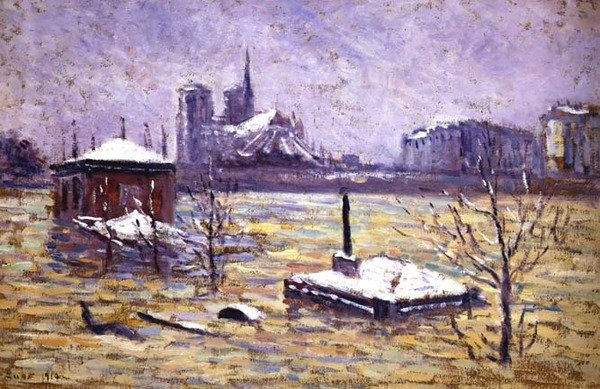 洪水 作者 马克西米利安·卢斯（Maximilien Luce）