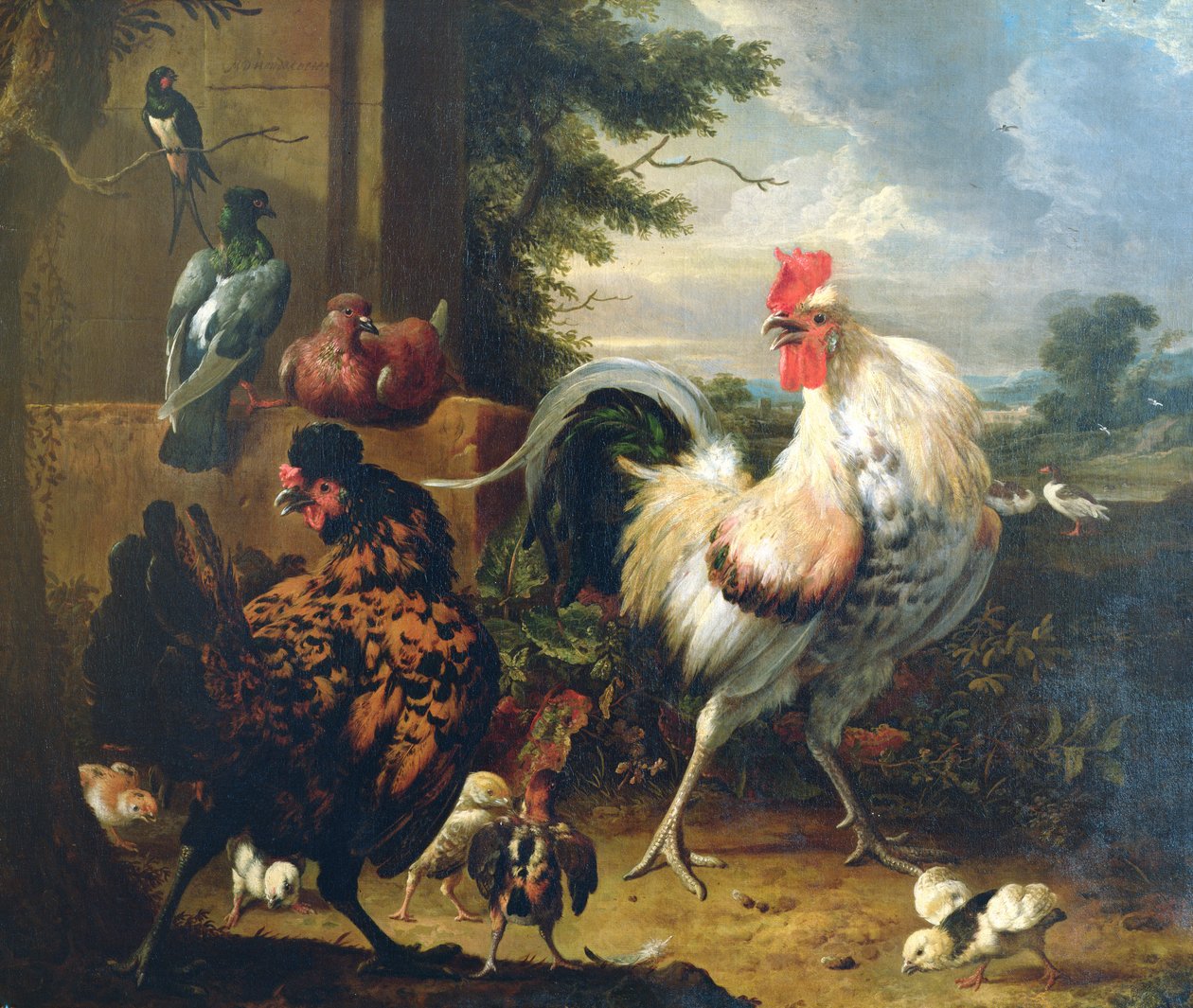 农家禽 作者 Melchior de Hondecoeter