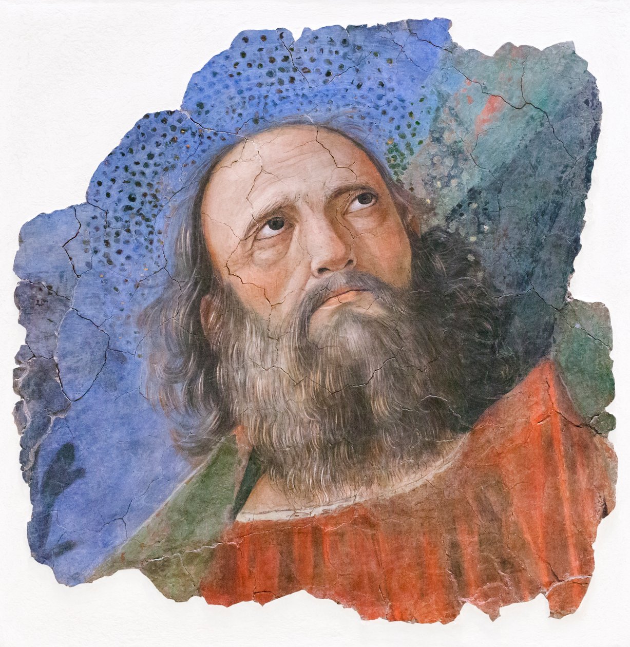 使徒头像，约 1480 年（壁画） 作者 Melozzo da Forli