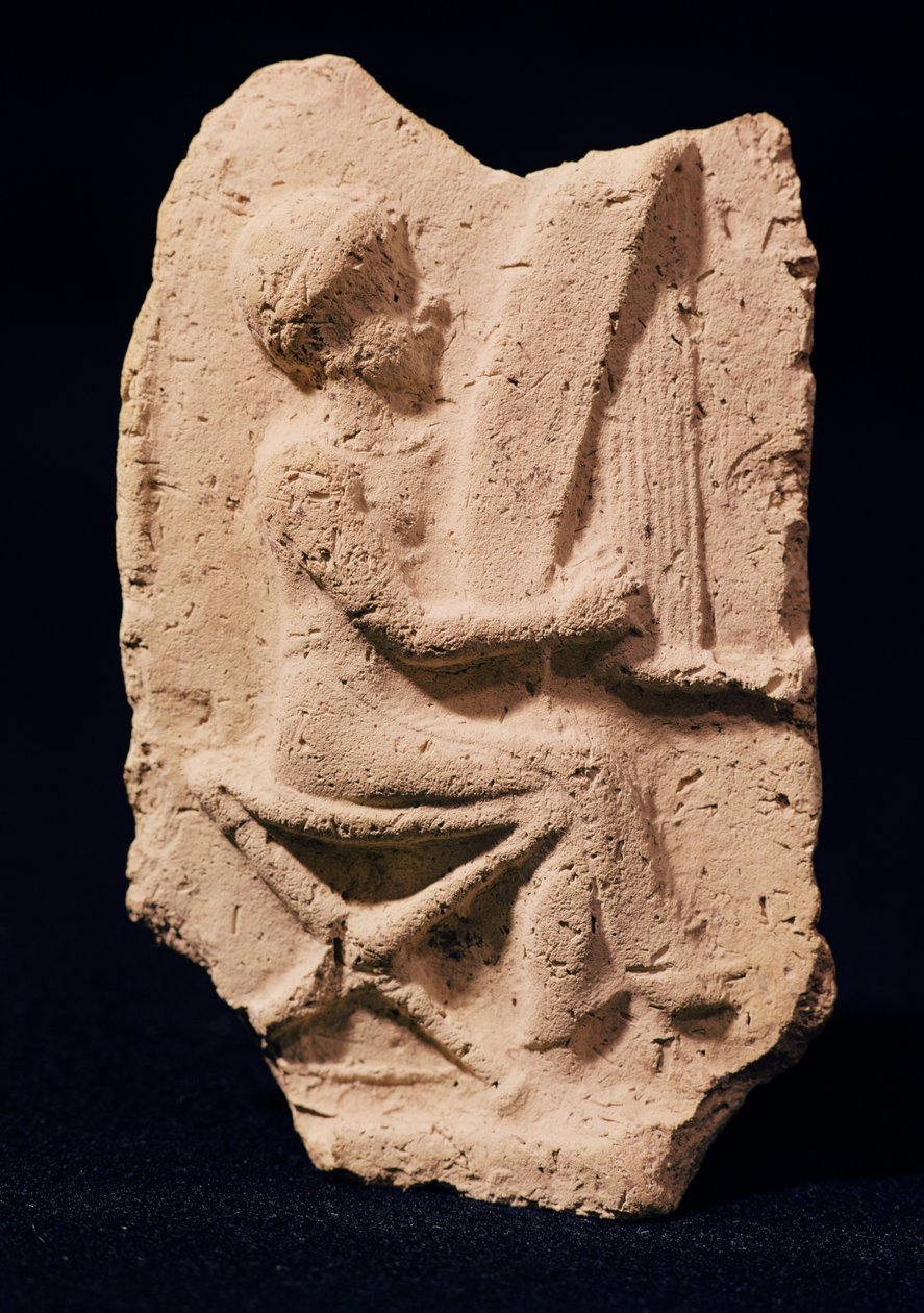 竖琴手，公元前1830-1600 作者 美索不达米亚