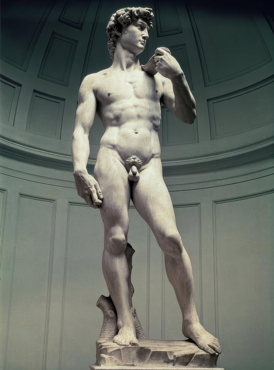 大卫 作者 米开朗基罗（Michelangelo Buonarroti）