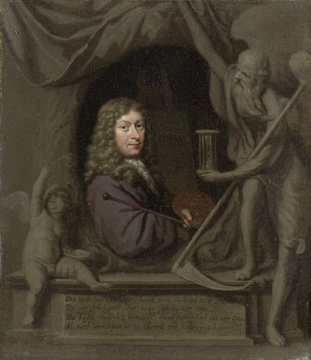 自画像 作者 米歇尔·范·穆瑟（Michiel van Musscher）