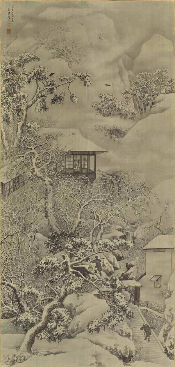 雪景 作者 望月玉泉