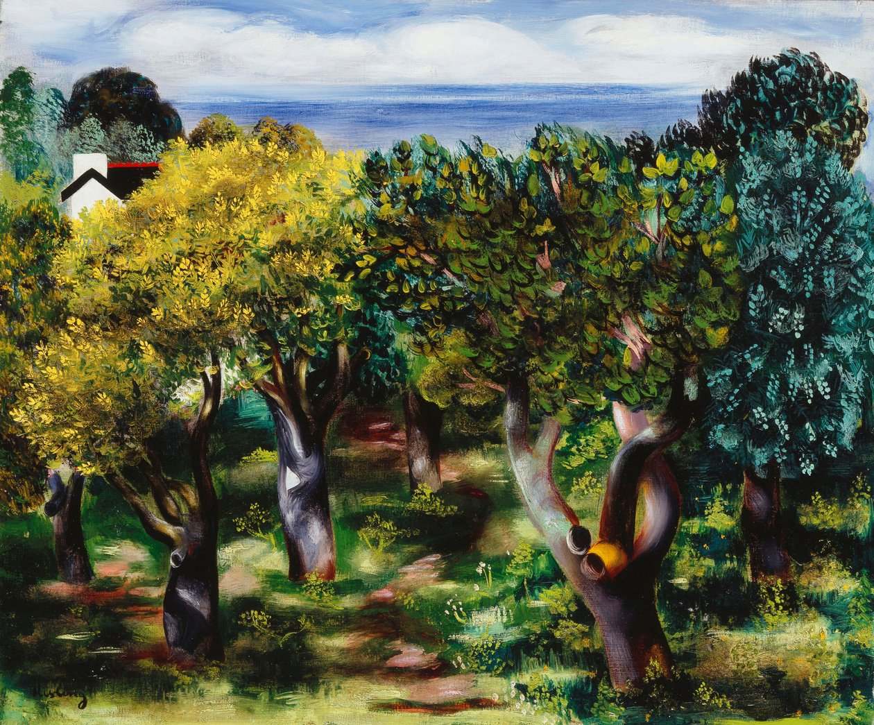 萨纳里的风景；萨纳里的风景 作者 莫伊斯·基斯林
