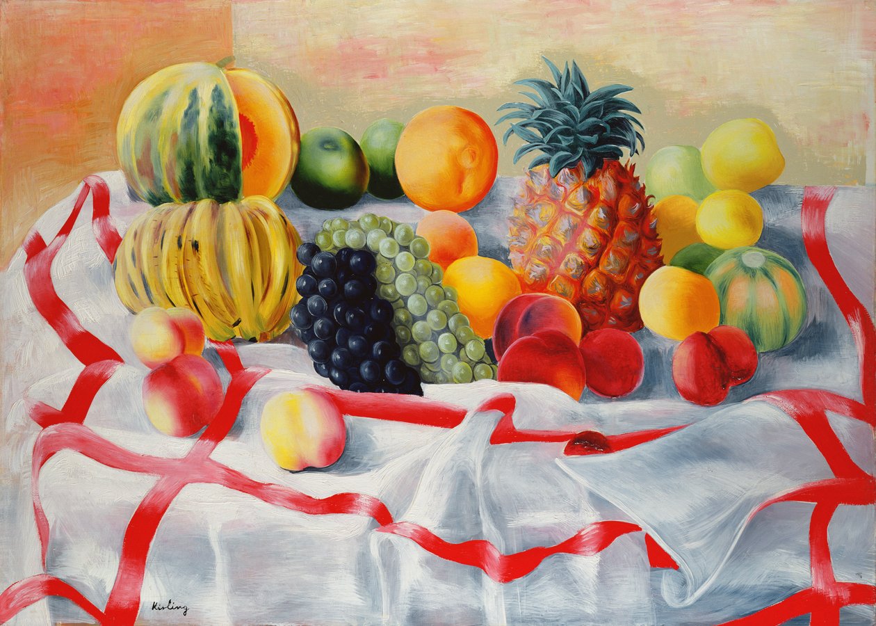 水果静物画 作者 莫伊斯·基斯林