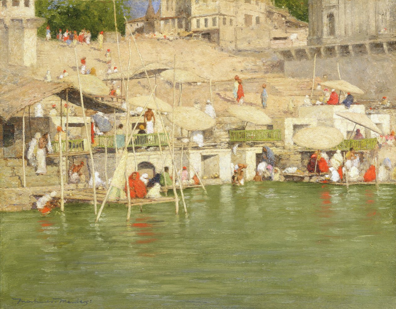 Benares，c.1901 作者 Mortimer Ludington Menpes