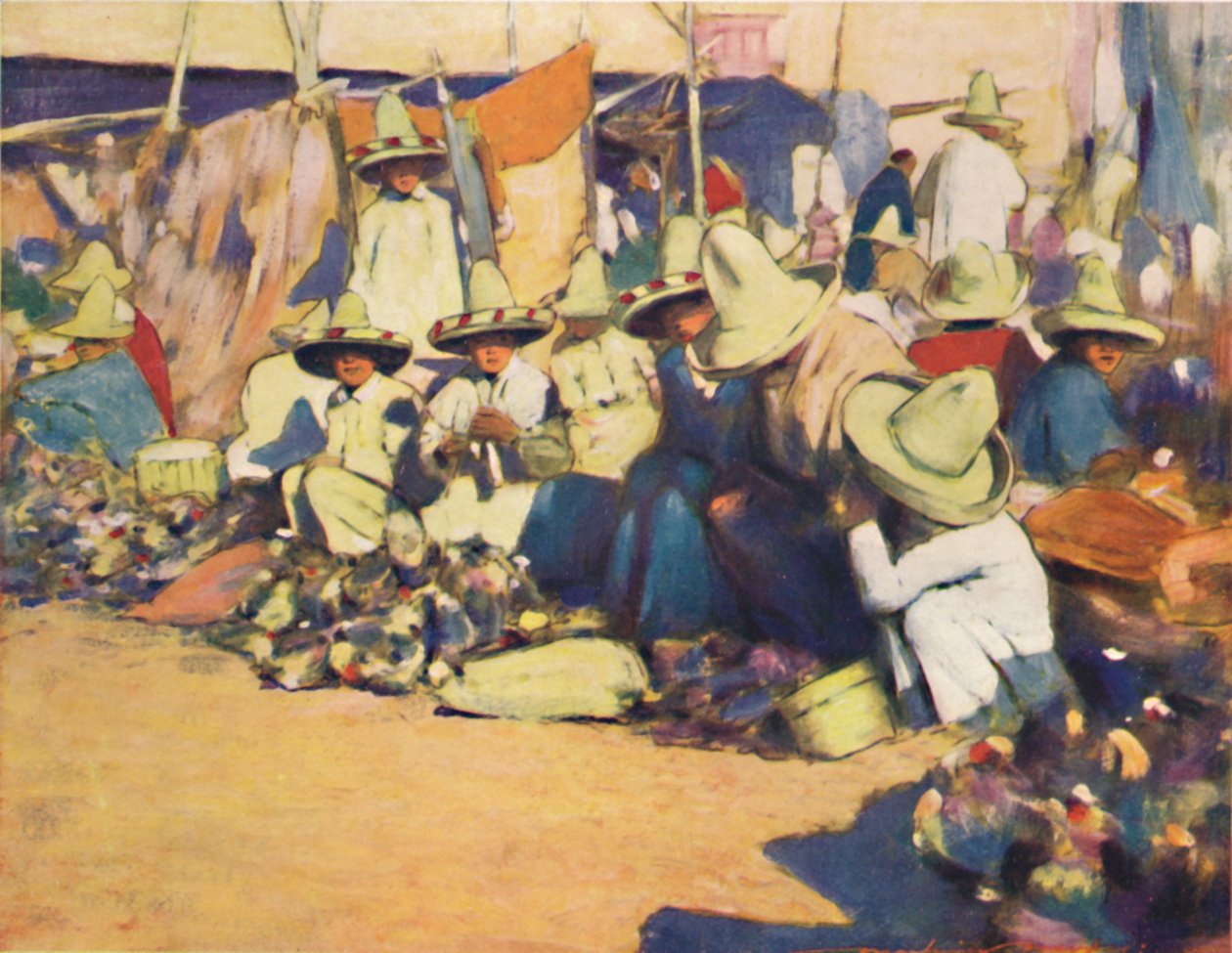 普埃布拉"，1903年 作者 莫蒂默·卢丁顿·门佩斯