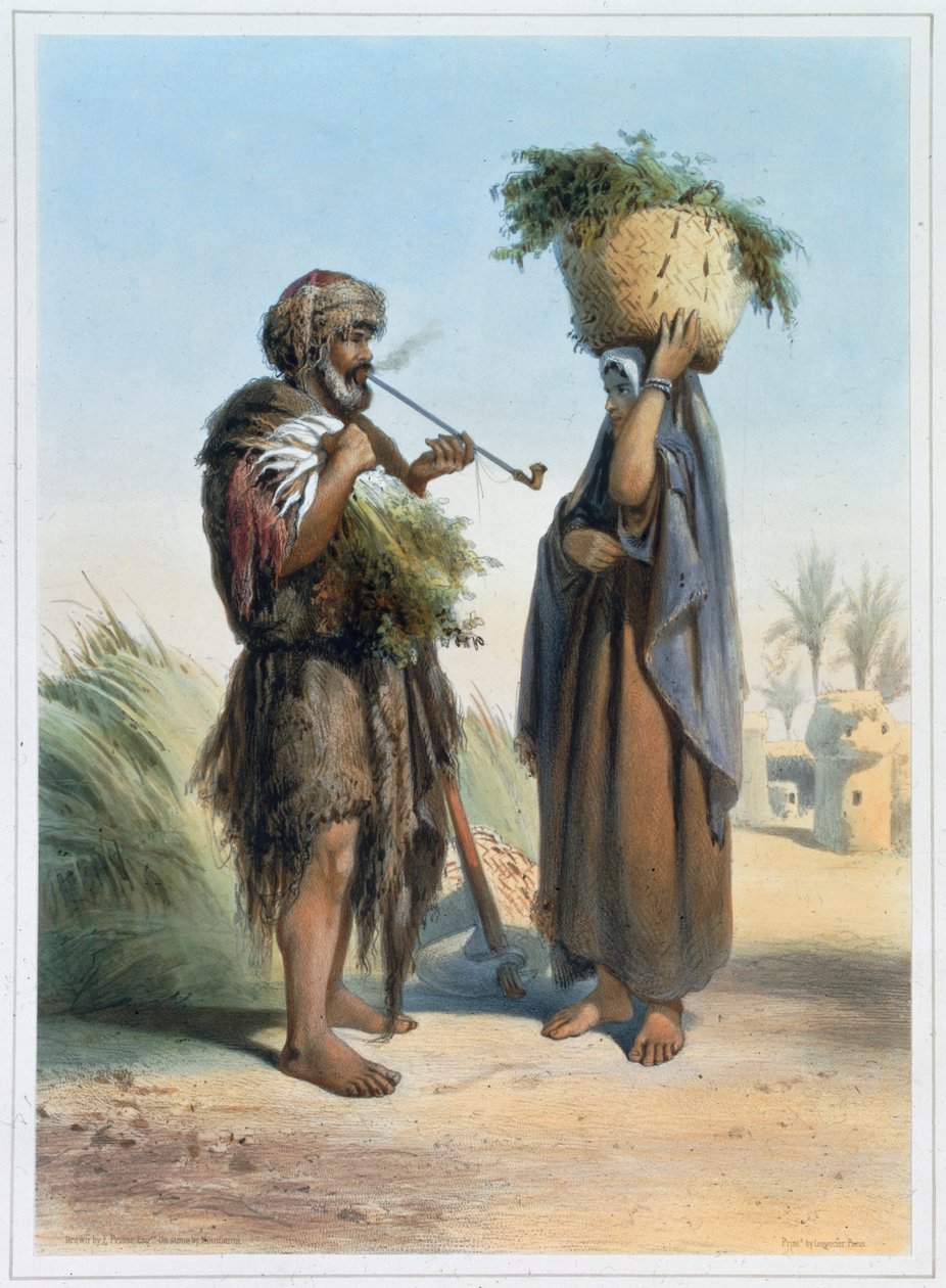 费拉的男人和女人，1848年 作者 穆耶龙