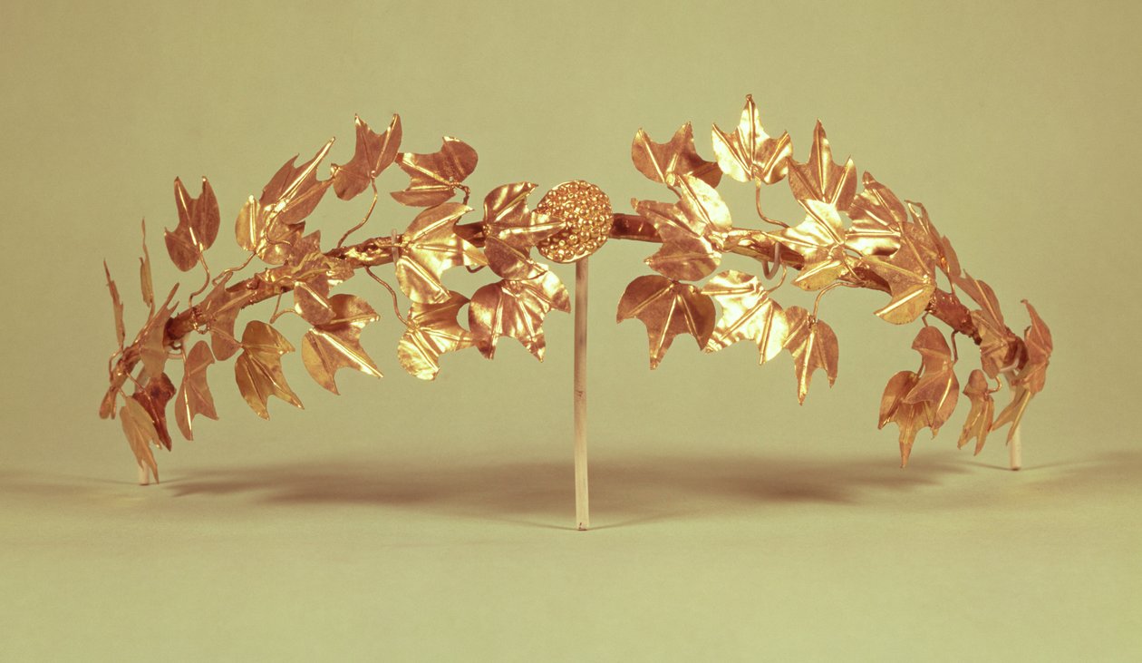 月桂花环，迈锡尼（金） 作者 迈锡尼人
