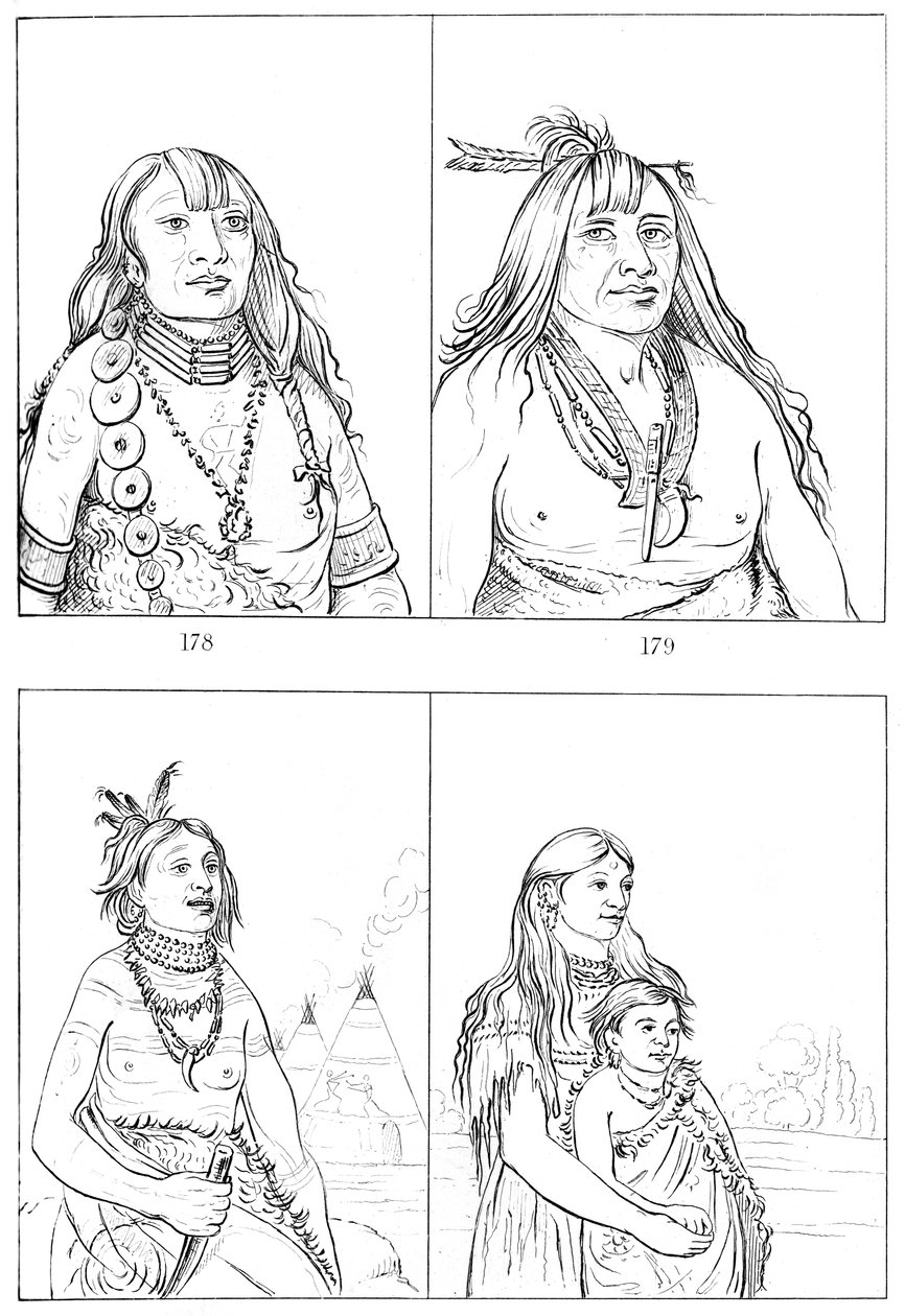 Kiowas，1841年。 作者 迈尔斯公司