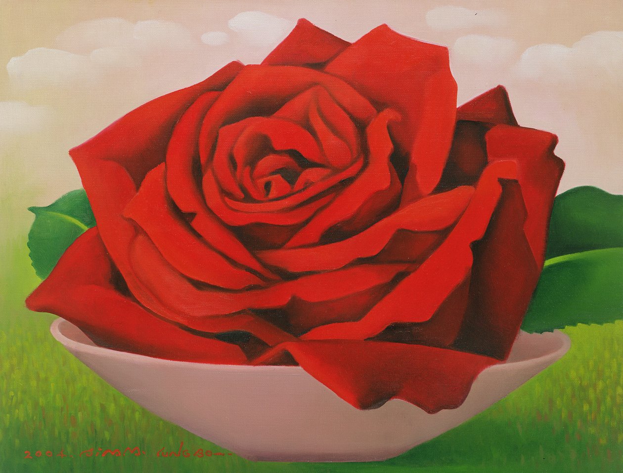 玫瑰，2004年 作者 明博心