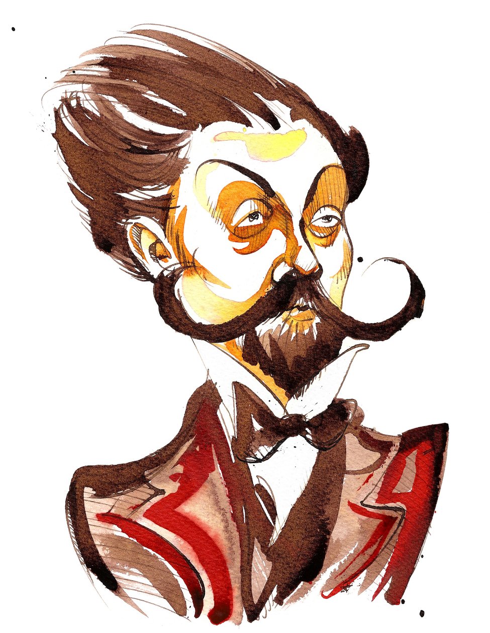 Alexander Scriabin（俄罗斯作曲家，1872-1915）色彩漫画 作者 尼尔·奥斯本