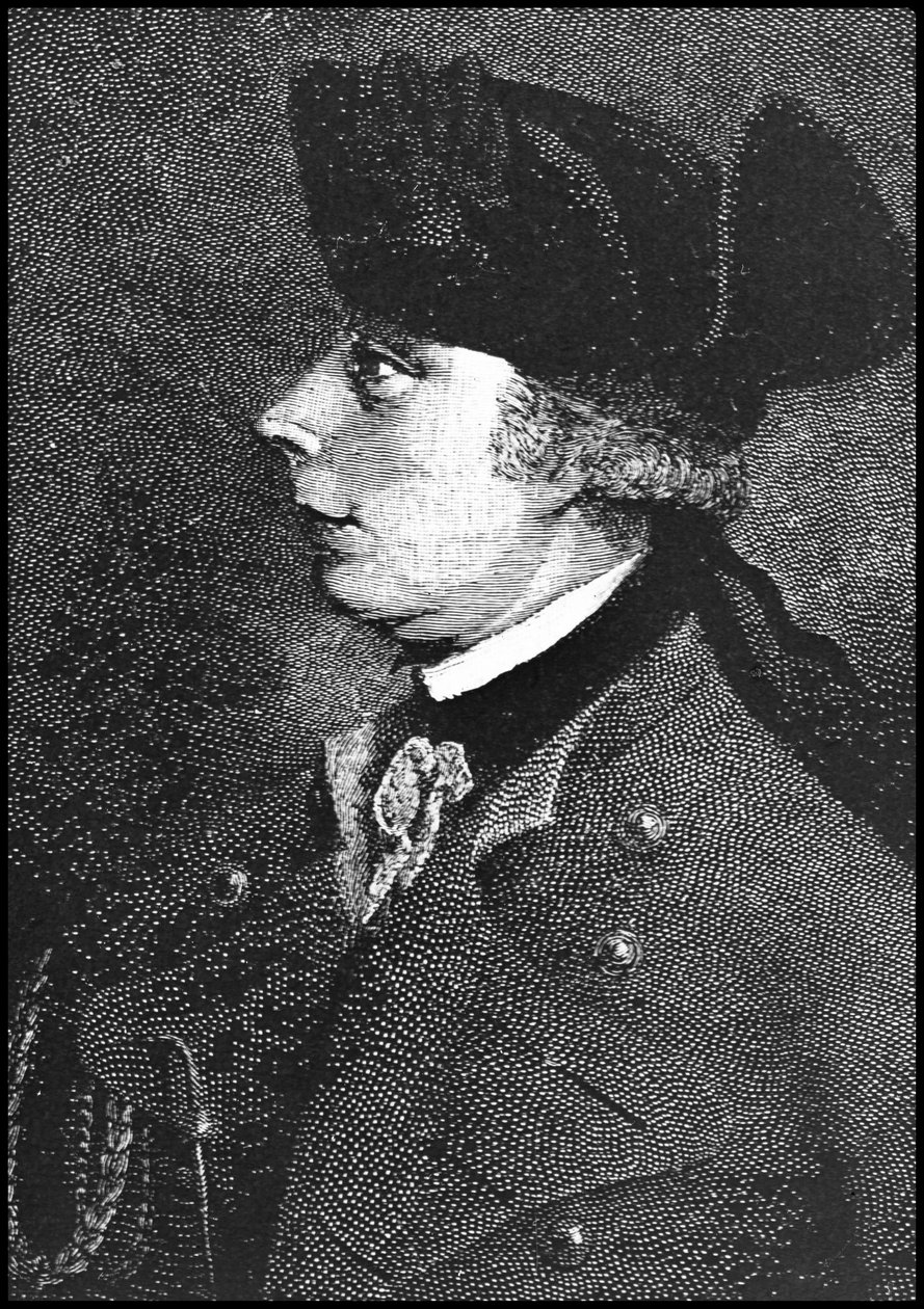 詹姆斯·沃尔夫（James Wolfe），18世纪的英国士兵。 作者 牛顿公司