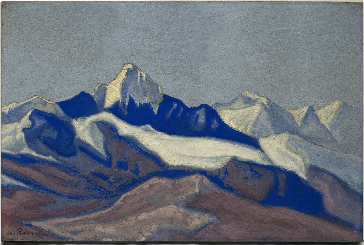 喜马拉雅山，1945年 作者 尼古拉斯·罗里奇