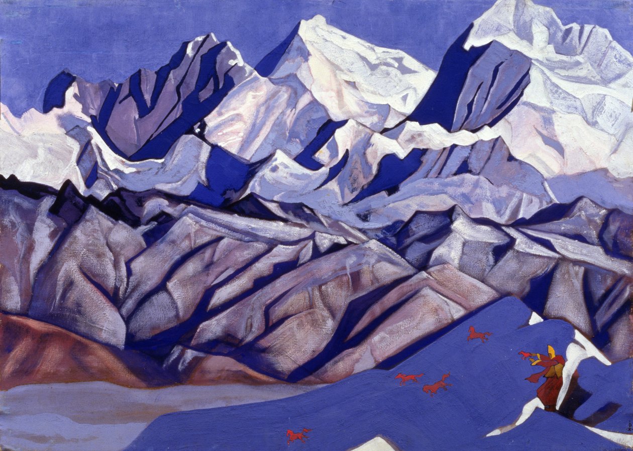 红马，1925年 作者 尼古拉斯·罗里奇