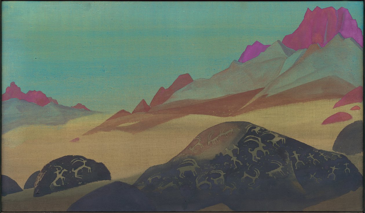 拉达克岩石，1932年 作者 尼古拉斯·罗里奇