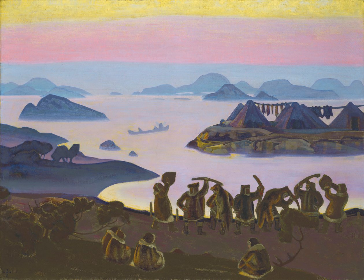 太阳的召唤》，1919年。 作者 尼古拉斯·罗里奇