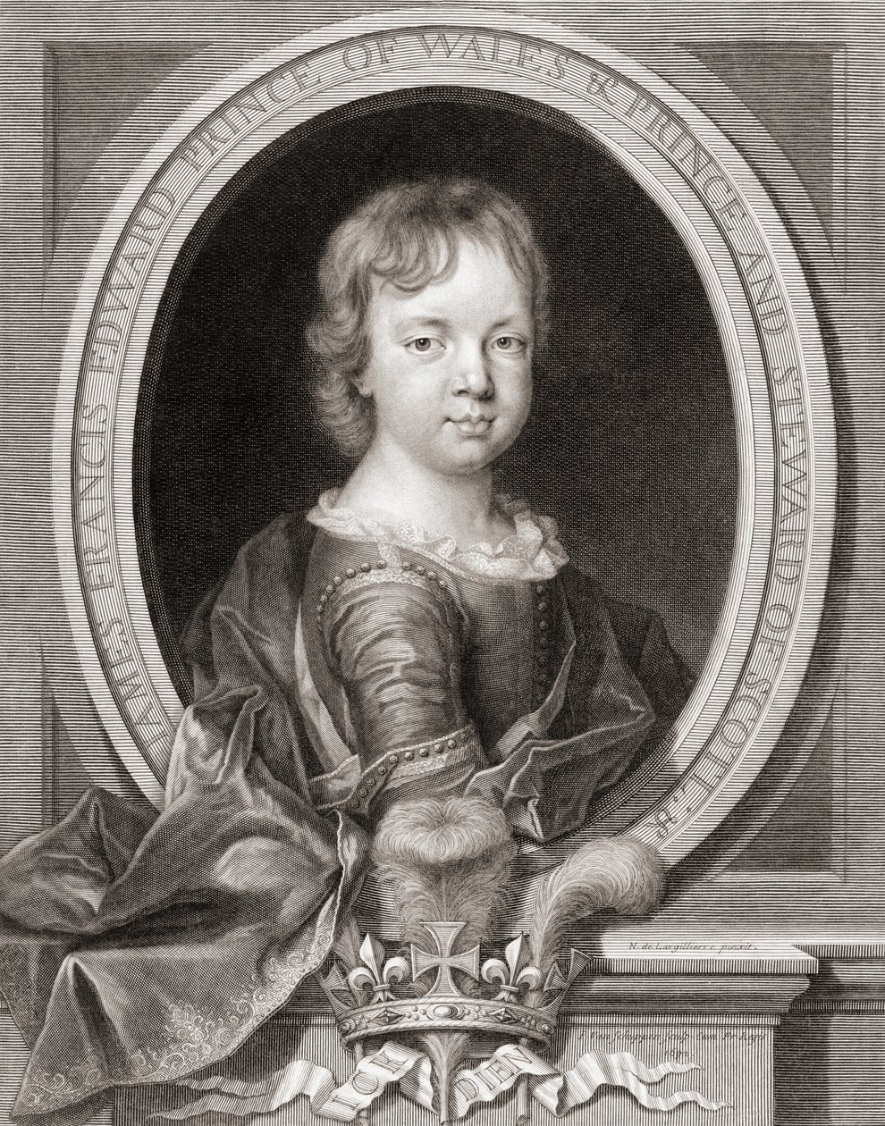 Prince James Francis Edward Stuart 作者 尼古拉斯·德（之后）拉吉列尔