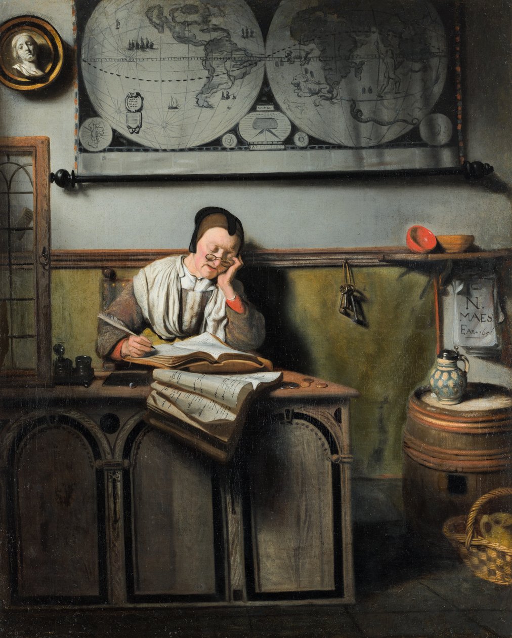 账户管理人 作者 尼古拉斯·梅斯（Nicolaes Maes）
