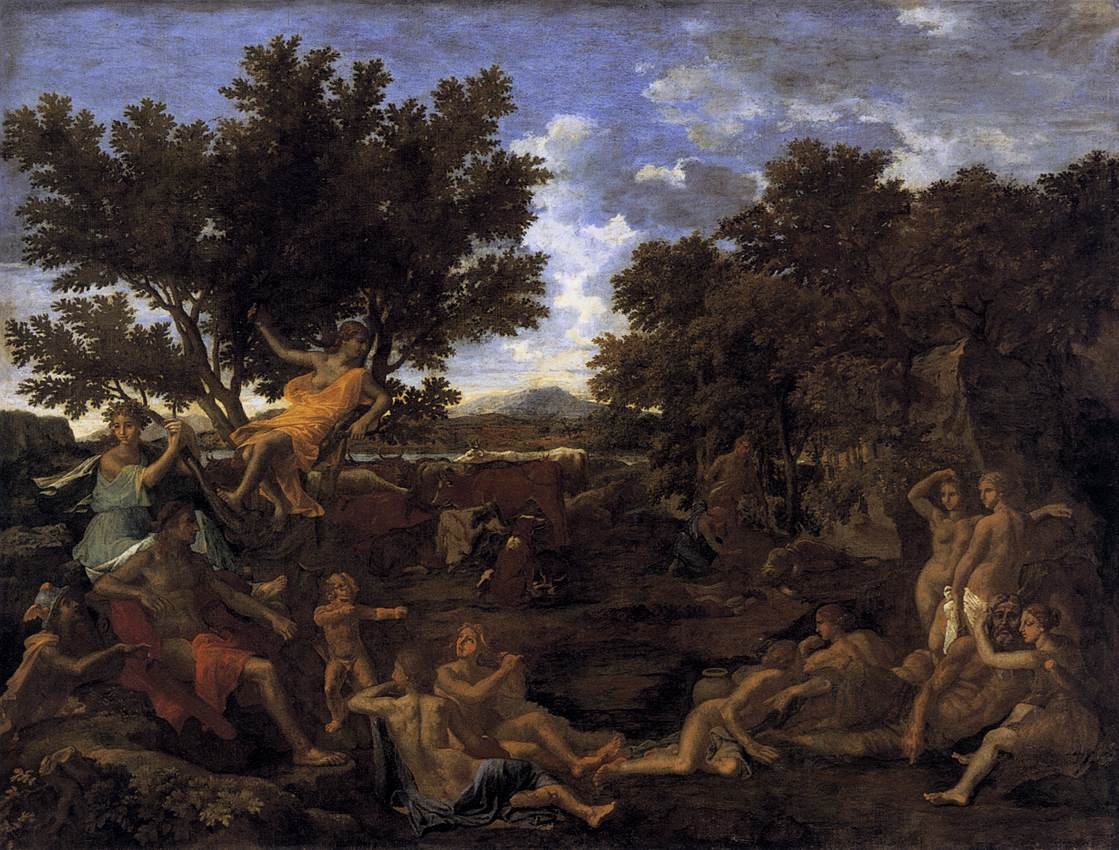 阿波罗和达芙妮 作者 尼古拉斯·普桑（Nicolas Poussin）