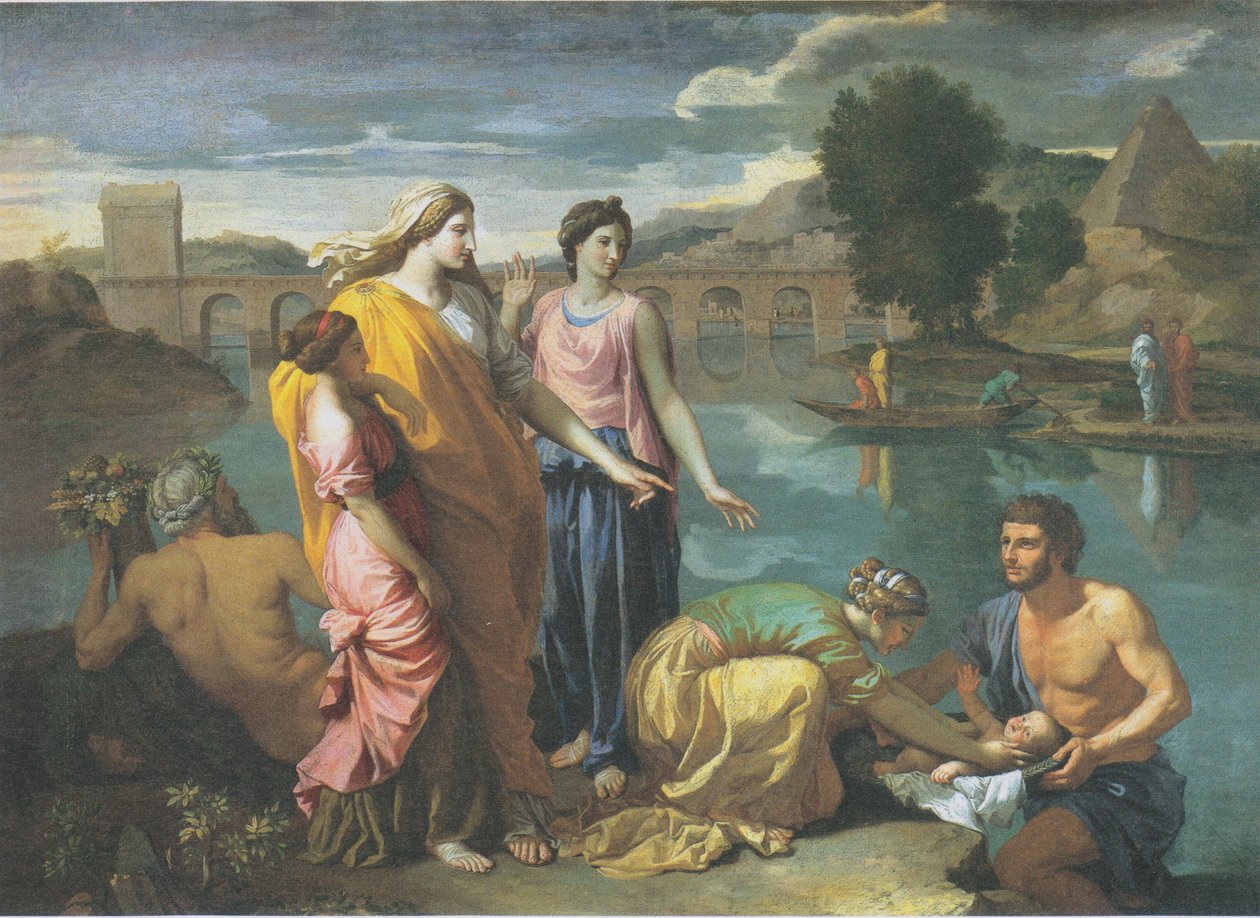 摩西的发现 作者 尼古拉斯·普桑（Nicolas Poussin）