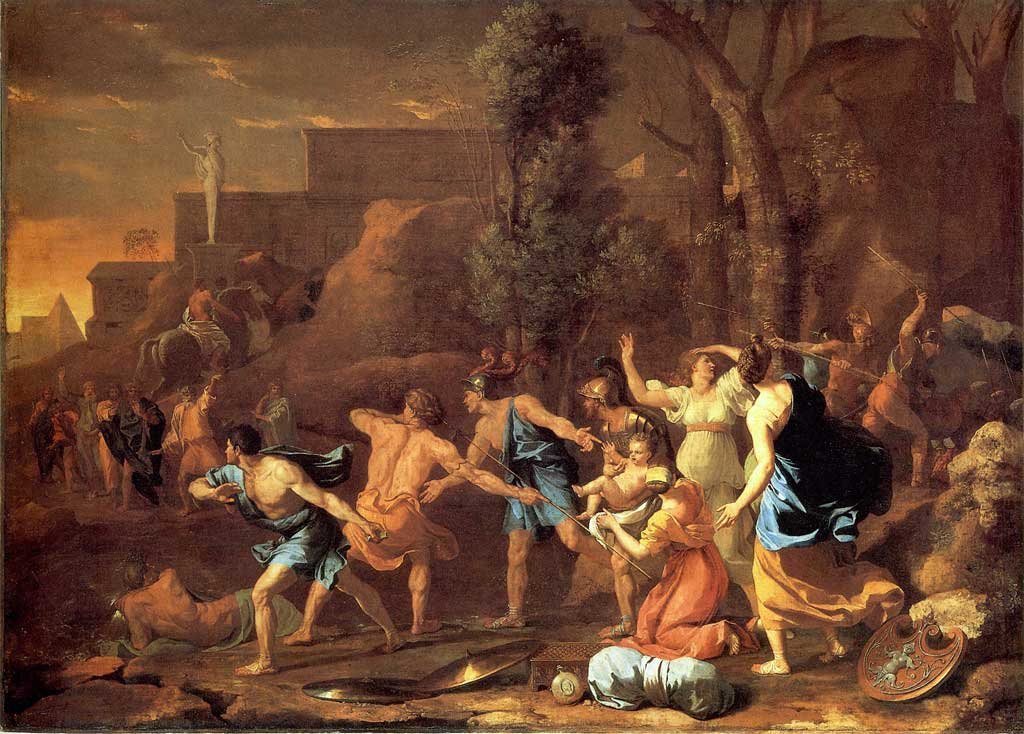 年轻的皮尔胡斯救了 作者 尼古拉斯·普桑（Nicolas Poussin）