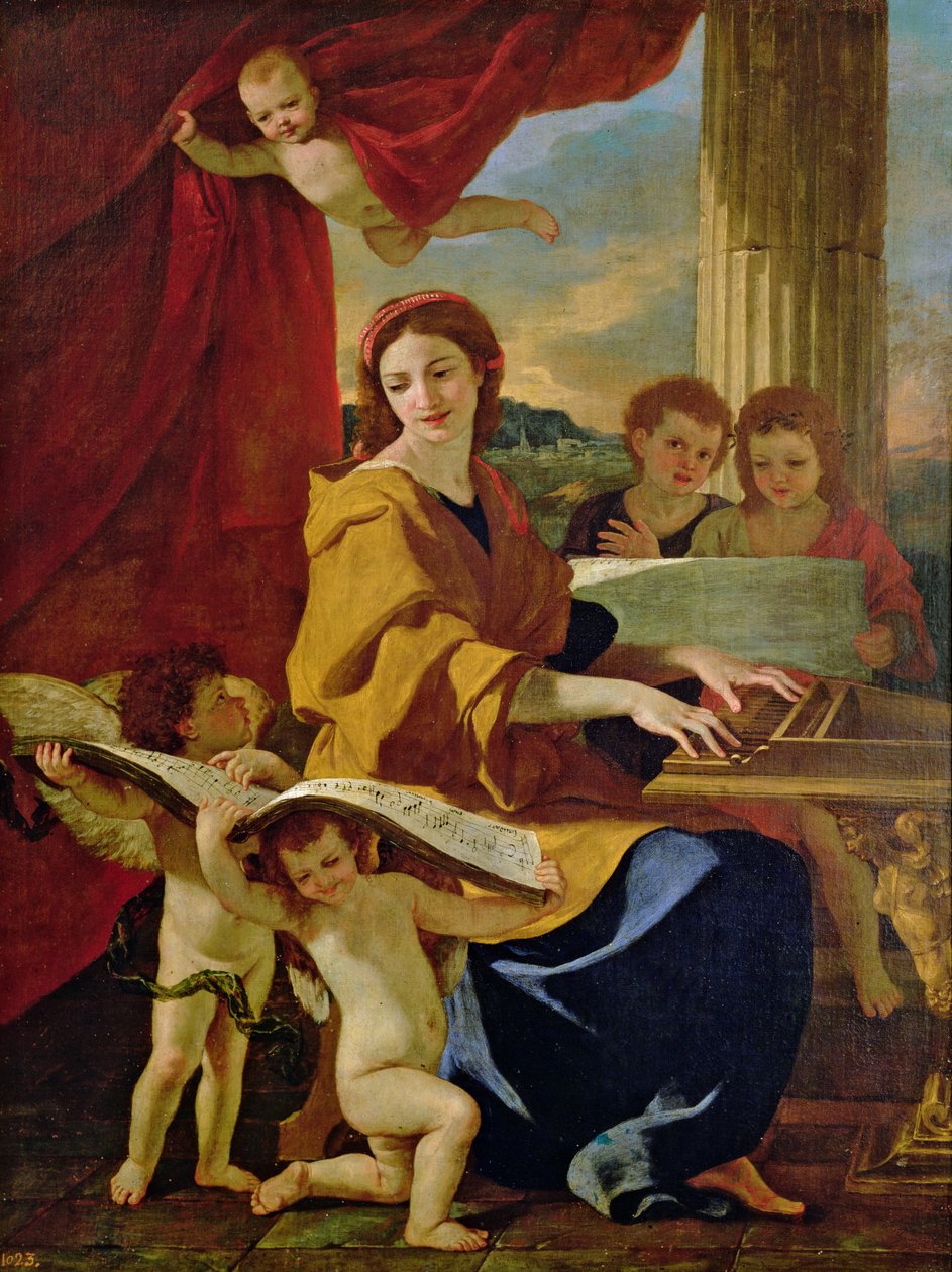 圣塞西莉亚 作者 尼古拉斯·普桑（Nicolas Poussin）