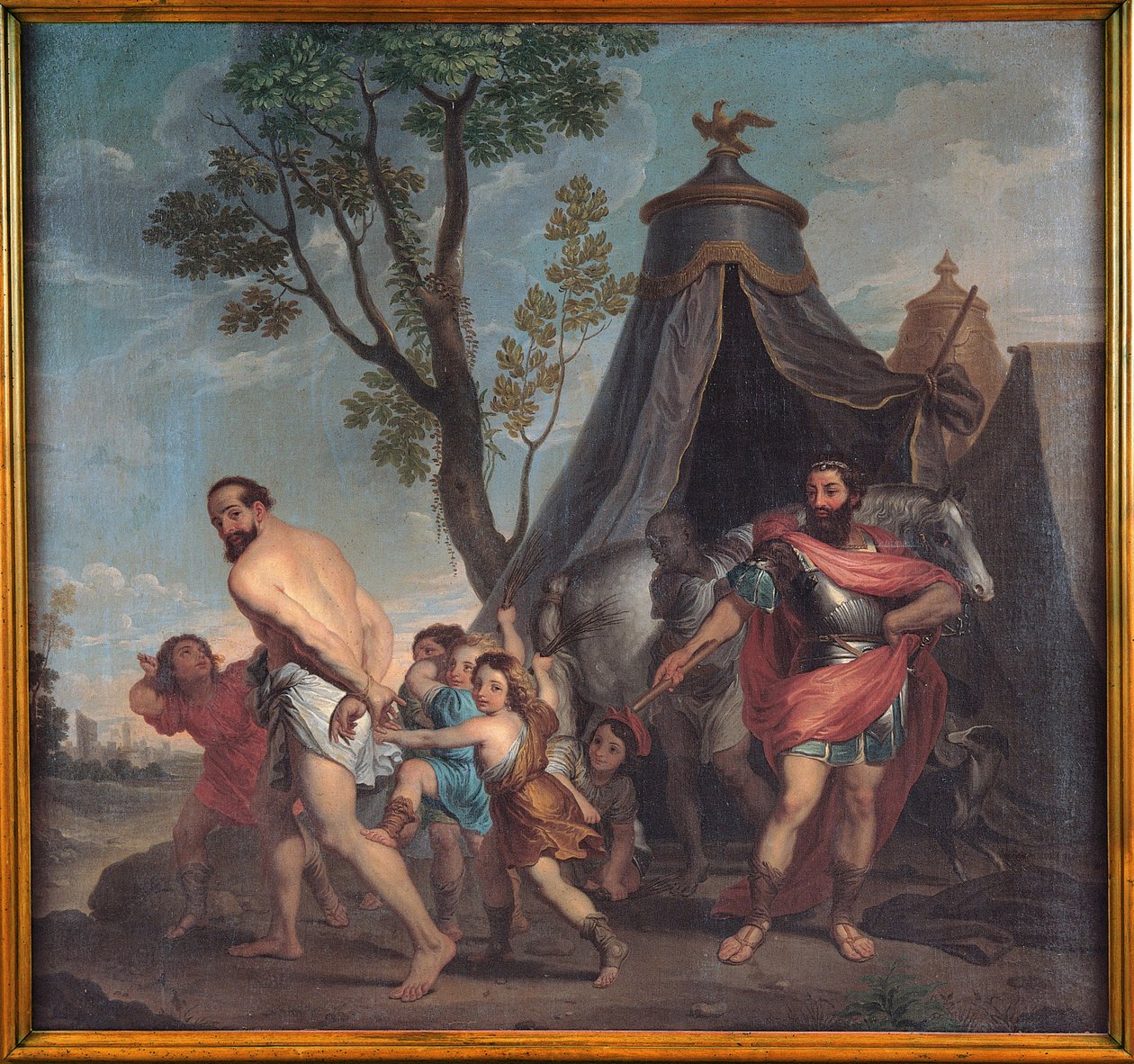 卡米洛斯和法莱里的校长 作者 尼古拉斯·普桑（Nicolas Poussin）