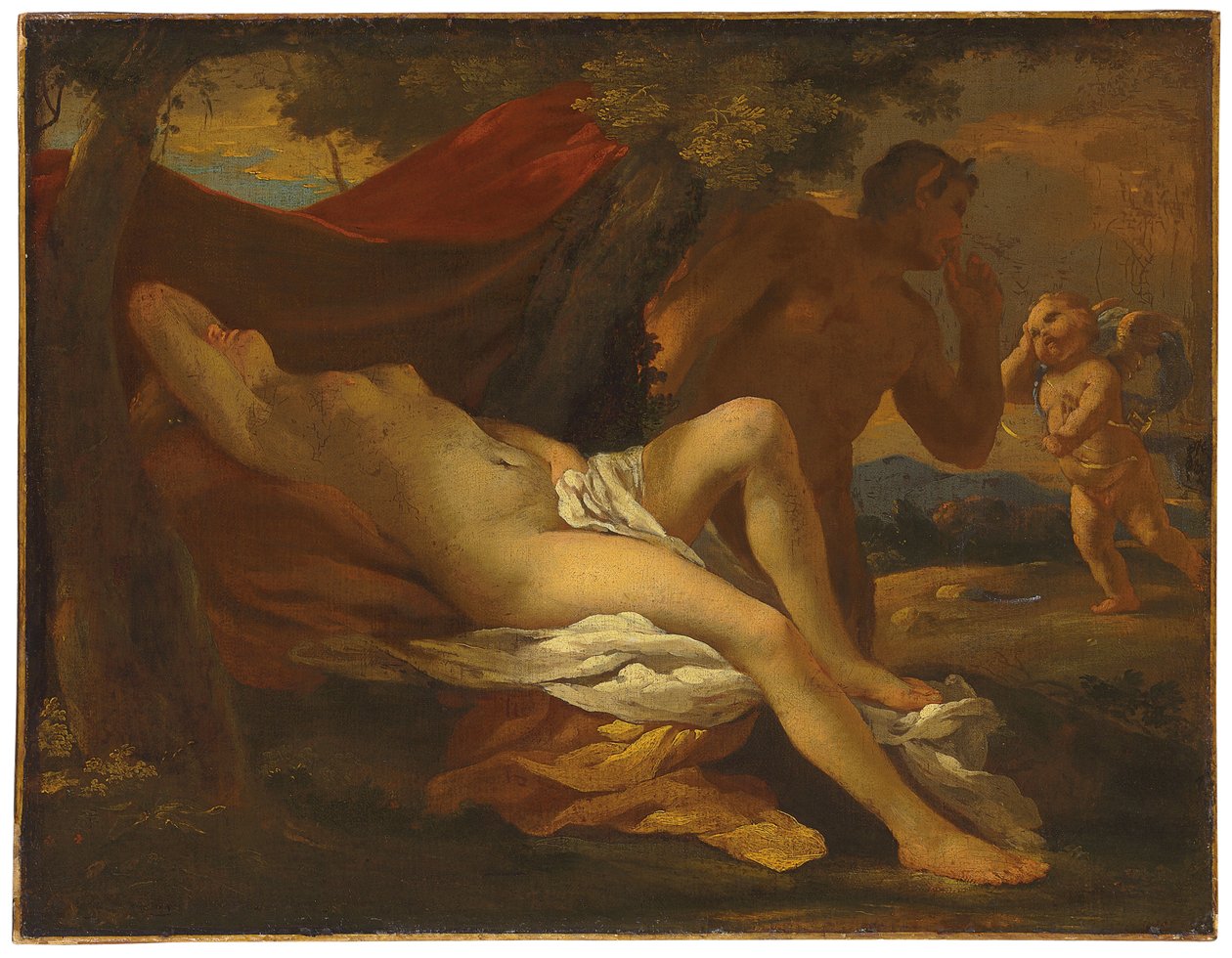 木星和Antiope 作者 尼古拉斯·普桑（Nicolas Poussin）