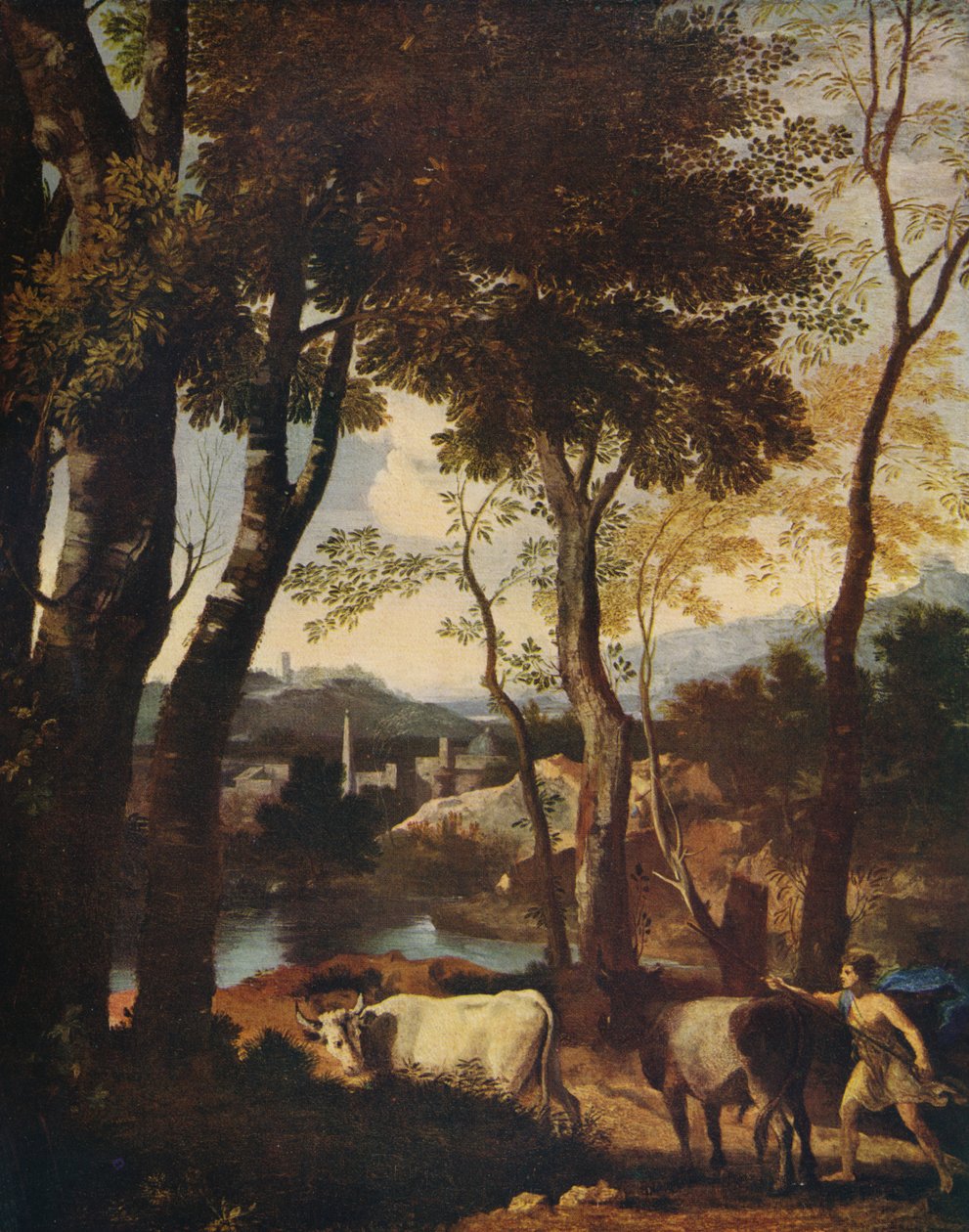 风景，c1630 作者 尼古拉斯·普桑（Nicolas Poussin）