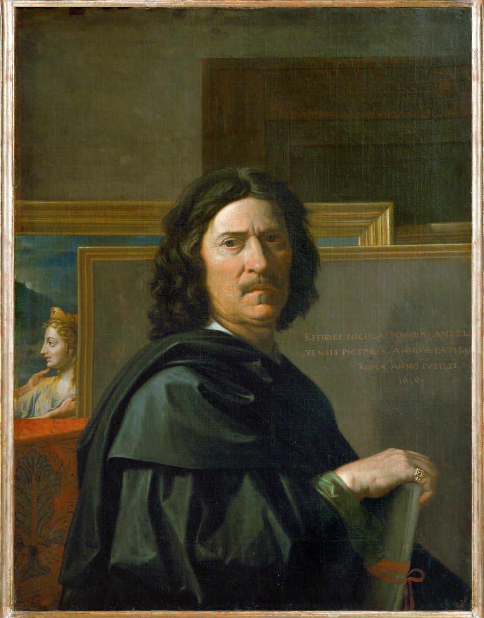 自画像 ... 作者 尼古拉斯·普桑（Nicolas Poussin）