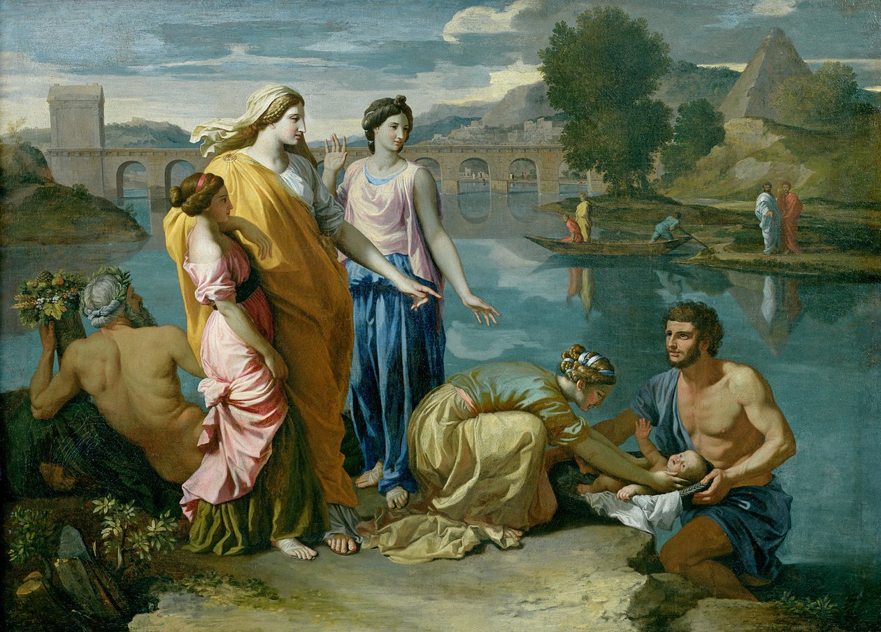 摩西的发现 作者 尼古拉斯·普桑（Nicolas Poussin）
