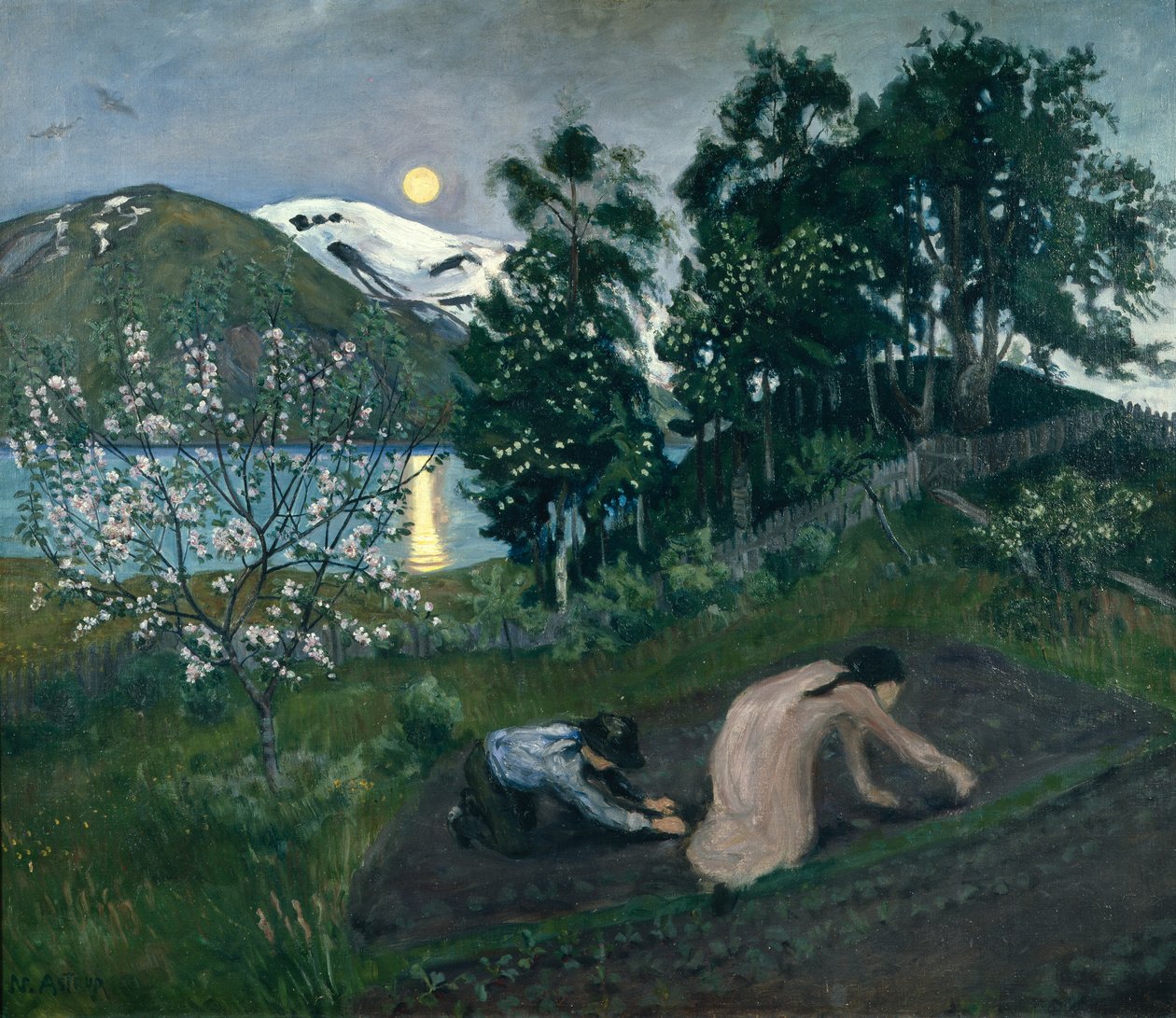 花园春夜 作者 尼古拉·阿斯楚普