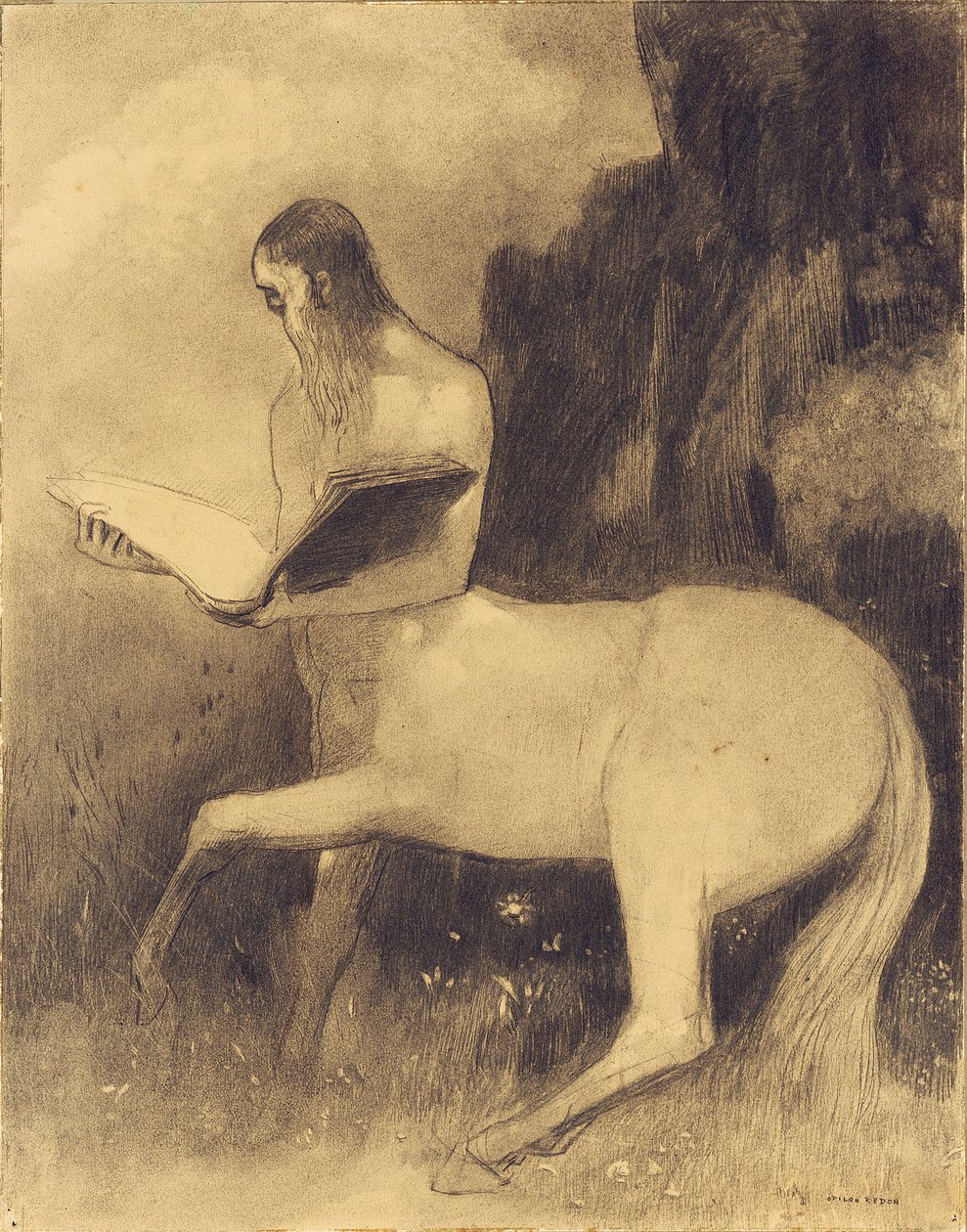 半人马阅读 作者 奥迪隆·雷顿（Odilon Redon）