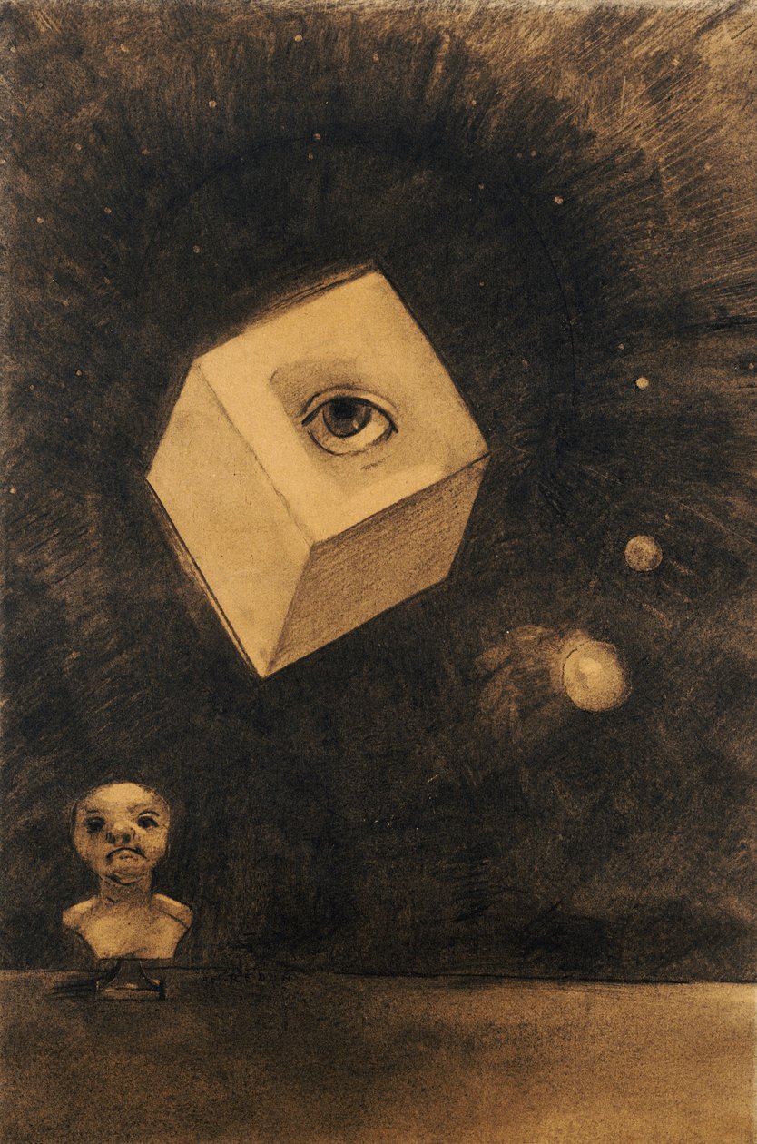 眼睛 作者 奥迪隆·雷顿（Odilon Redon）