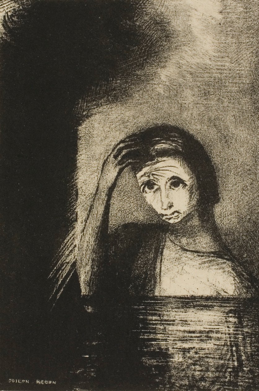 埃米尔-韦尔海伦的《灾难》序言 作者 奥迪隆·雷顿（Odilon Redon）