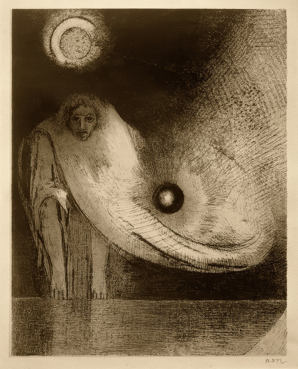 佛陀 作者 奥迪隆·雷顿（Odilon Redon）