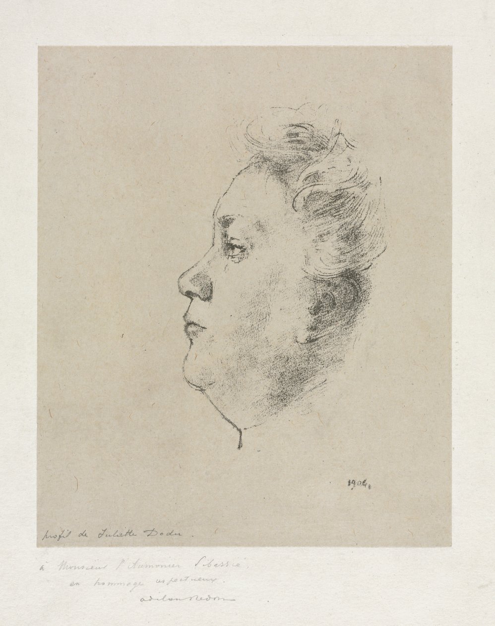 朱丽叶-多杜小姐 作者 奥迪隆·雷顿（Odilon Redon）