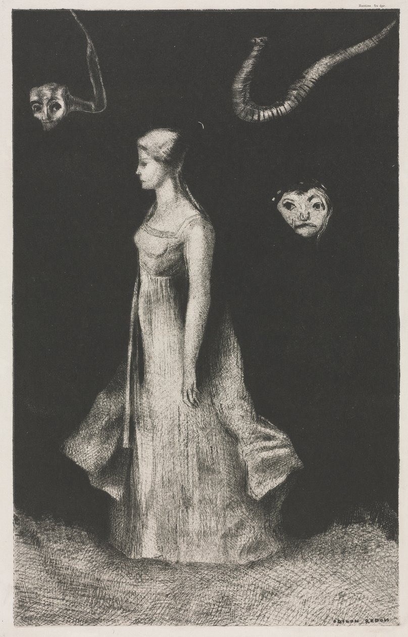 痴迷 作者 奥迪隆·雷顿（Odilon Redon）