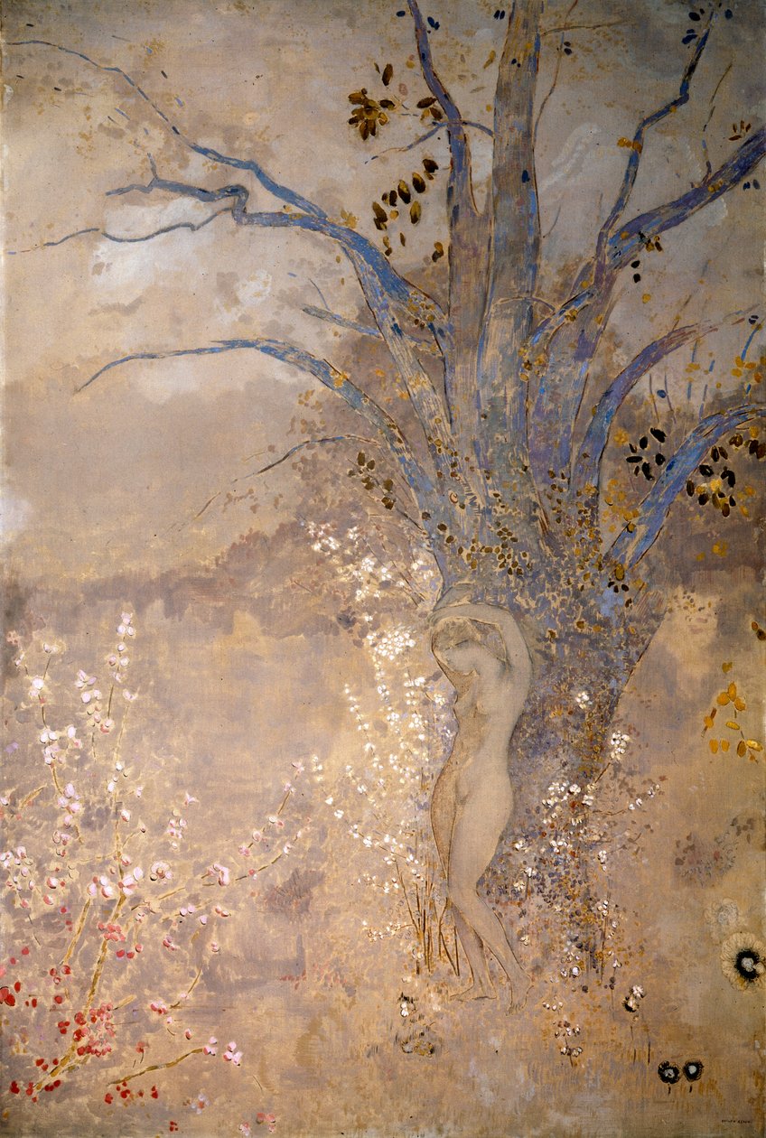 春天，c1910。 作者 奥迪隆·雷顿（Odilon Redon）
