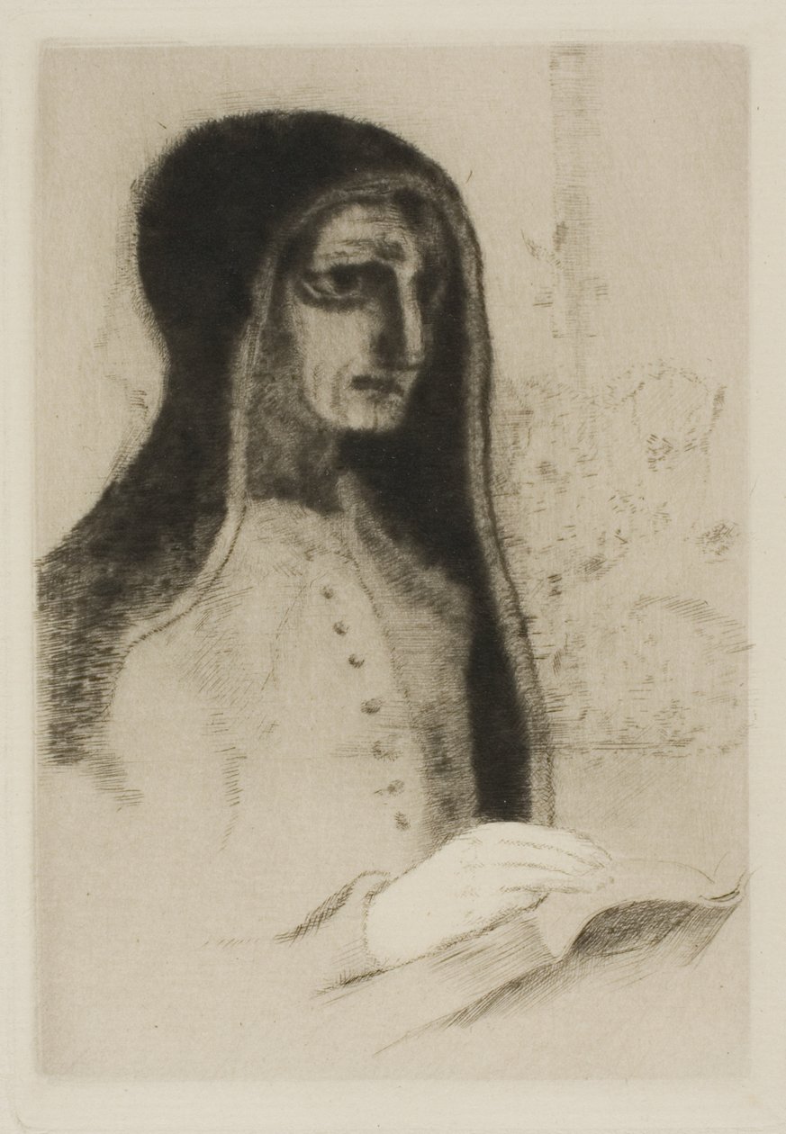 书（圣特丽莎） 作者 奥迪隆·雷顿（Odilon Redon）