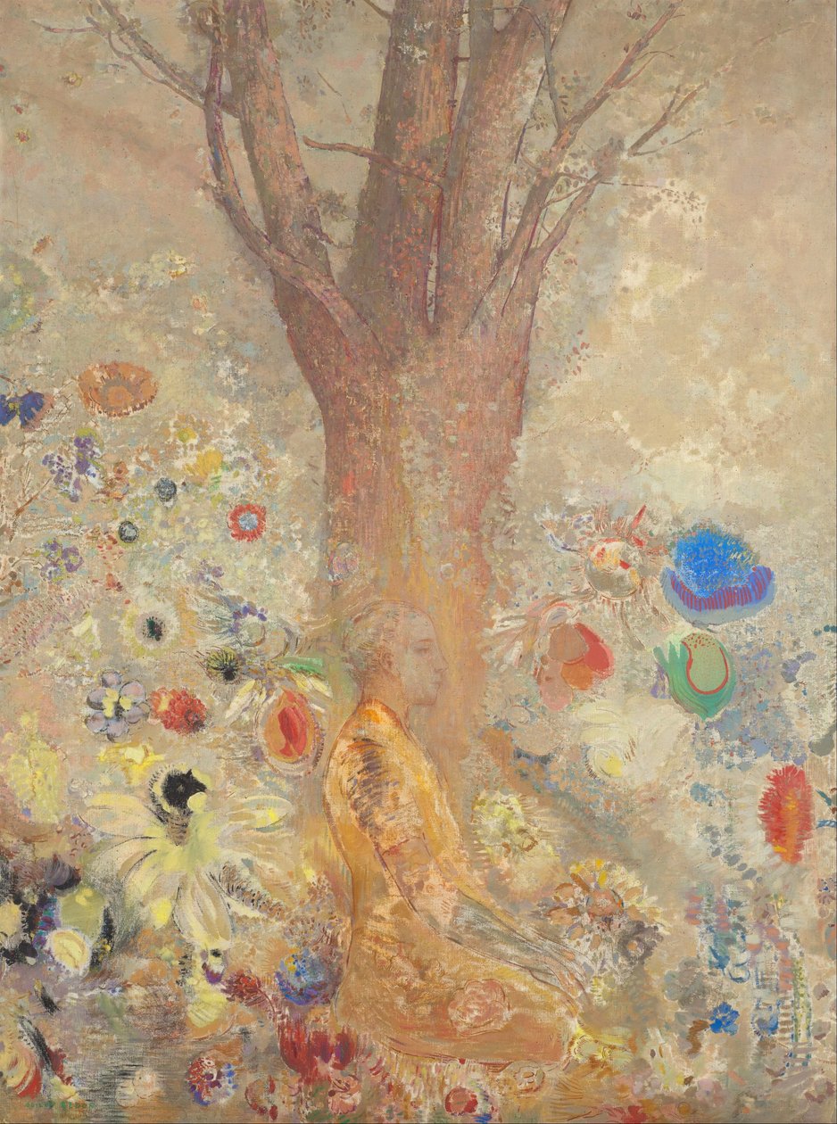 佛陀 作者 奥迪隆·雷顿（Odilon Redon）