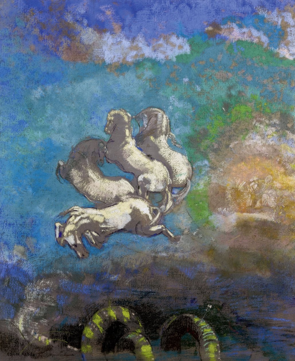 阿波罗战车 作者 奥迪隆·雷顿（Odilon Redon）