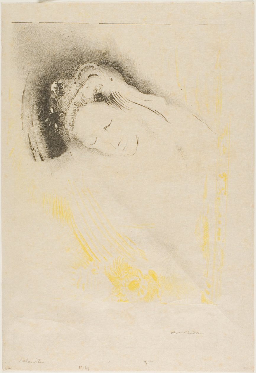 舒拉米特人 作者 奥迪隆·雷顿（Odilon Redon）